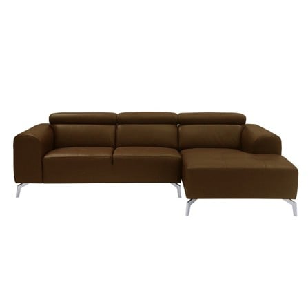 โซฟาเข้ามุมขวา SOFA SOLUTIONS GURIN 19218102 สีน้ำตาล_0