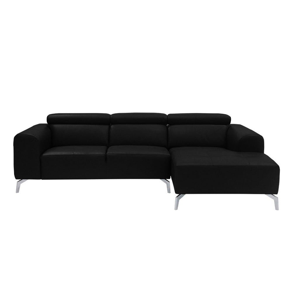 โซฟาเข้ามุมขวา SOFA SOLUTIONS GURIN 19218098 สีดำ