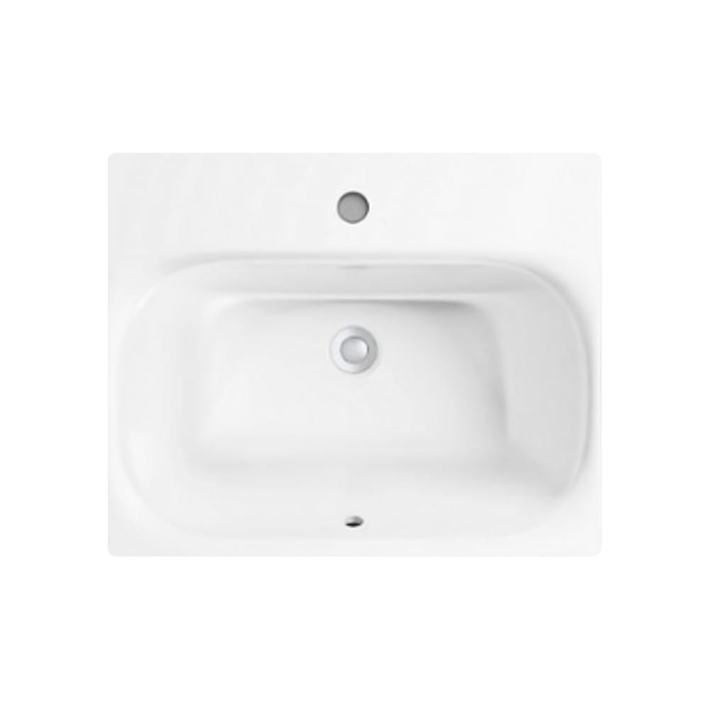 อ่างล้างหน้าฝังครึ่งเคาน์เตอร์ KOHLER K-36399X-1-0 MELIUS สีขาว