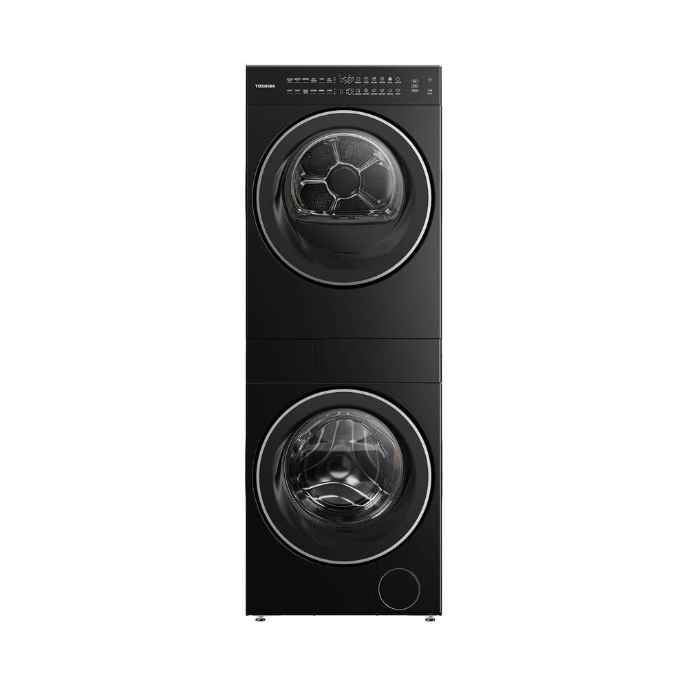 ตู้ซักผ้าและอบผ้า TOSHIBA TW-T40BZP140MWT(KK) 13/9 กก. HEAT PUMP อินเวอร์เตอร์ สีดำ