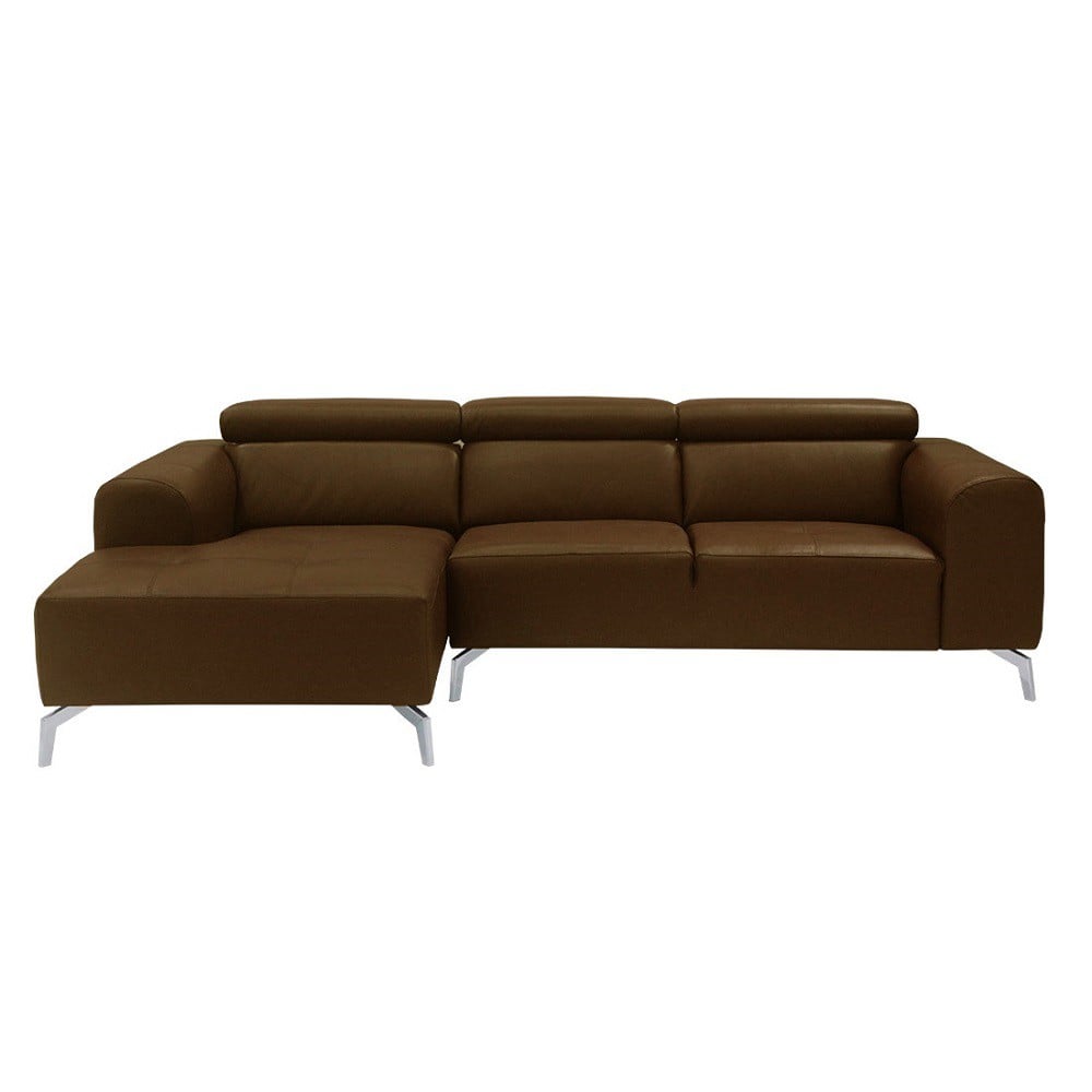 โซฟาเข้ามุมซ้าย SOFA SOLUTIONS GURIN 19218094 สีน้ำตาล