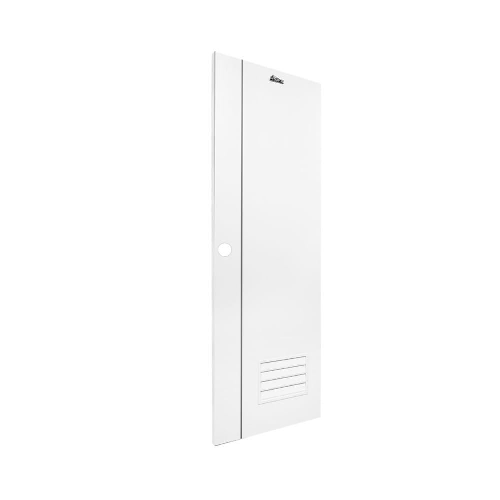 ชุดประตูห้องน้ำพร้อมวงกบ UPVC เจาะลูกบิด ASARA A812 70x200 ซม. สีขาว
