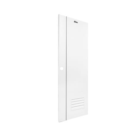 ชุดประตูห้องน้ำพร้อมวงกบ UPVC เจาะลูกบิด ASARA A812 70x200 ซม. สีขาว_2