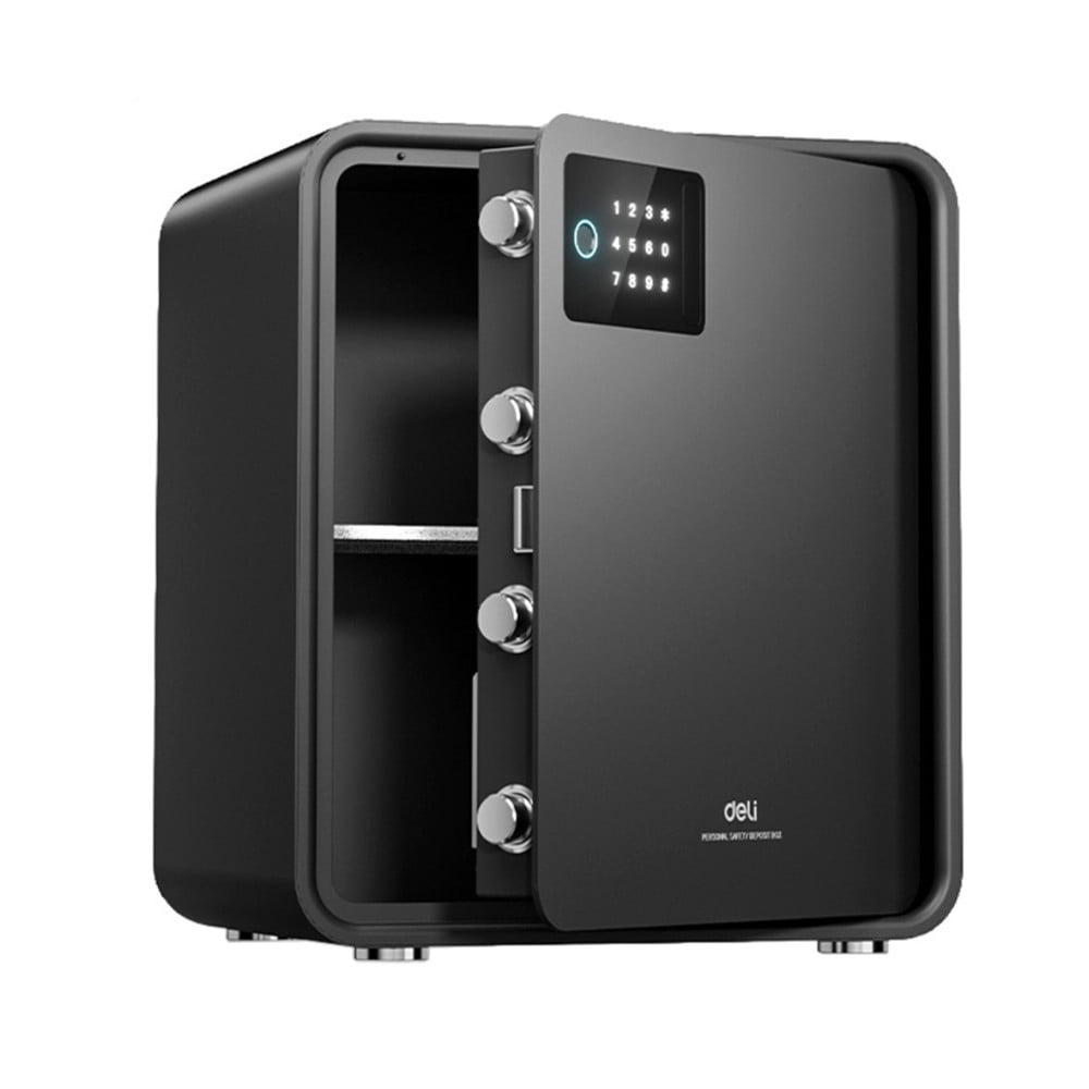 ตู้นิรภัย FINGERPRINT DELI AE888-NZ-BK-01 สีดำ