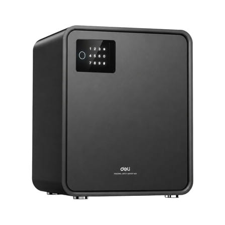 ตู้นิรภัย FINGERPRINT DELI AE888-NZ-BK-01 สีดำ_0