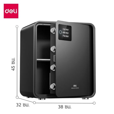 ตู้นิรภัย ELECTRONIC DELI AE888-N-BK-01 สีดำ_7