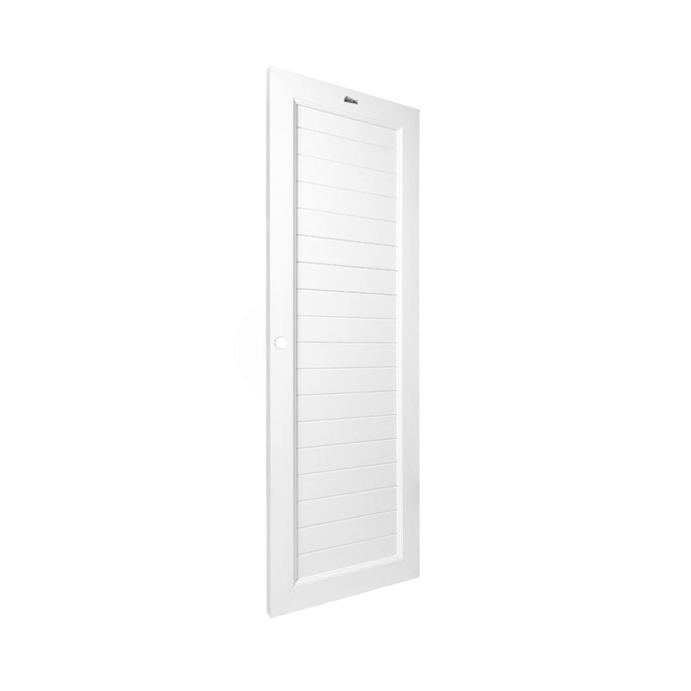 ประตูห้องน้ำ UPVC เจาะรูลูกบิด ASARA S932 80x200 ซม. สีขาว