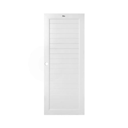 ประตูห้องน้ำ UPVC เจาะรูลูกบิด ASARA S932 80x200 ซม. สีขาว_0