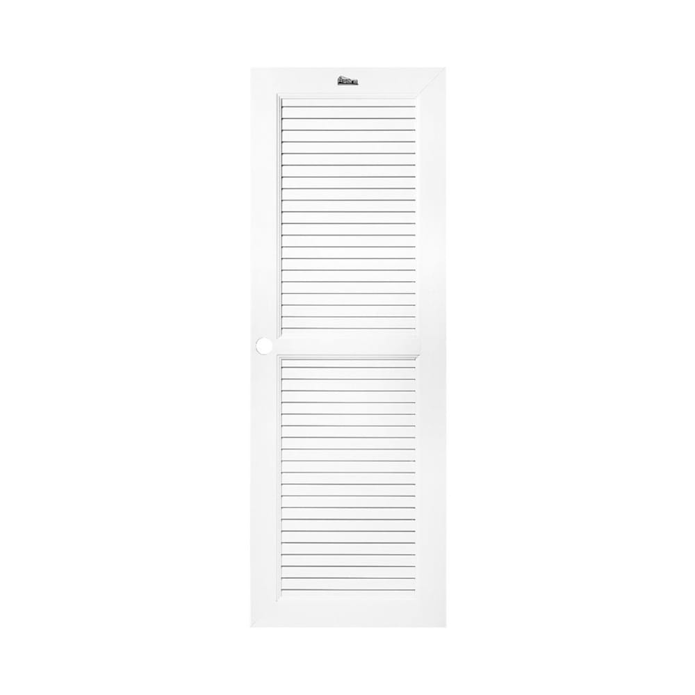 ประตูห้องน้ำ UPVC เจาะรูลูกบิด ASARA S937 70x200 ซม. สีขาว