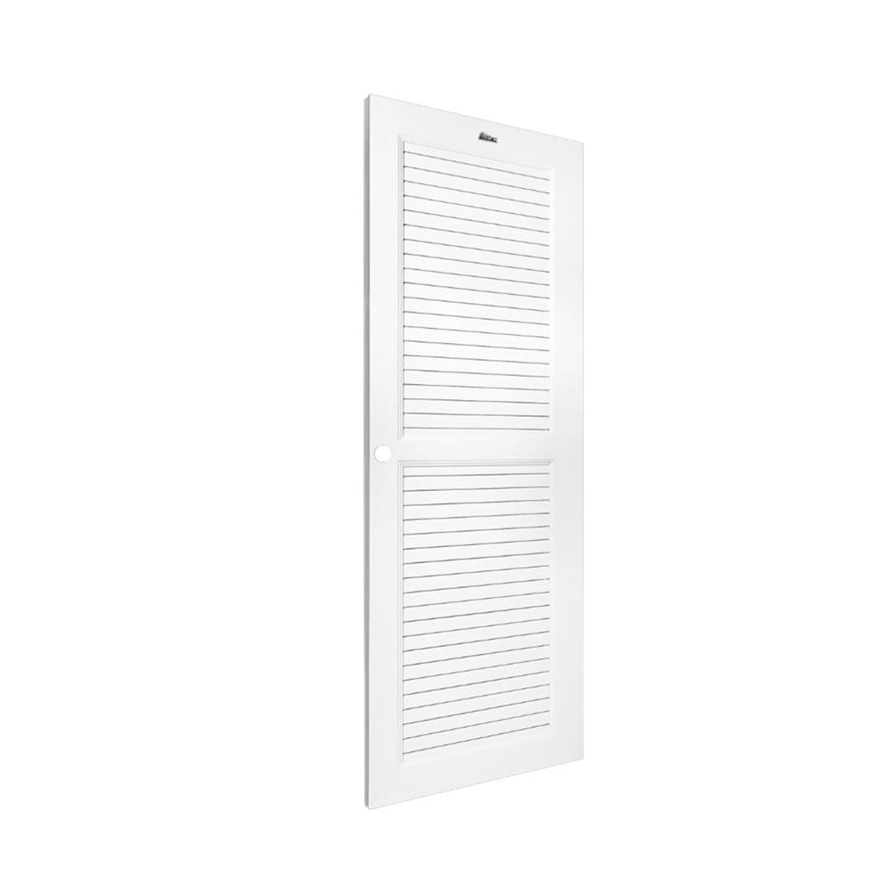 ประตูห้องน้ำ UPVC เจาะรูลูกบิด ASARA S937 70x200 ซม. สีขาว