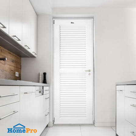 ประตูห้องน้ำ UPVC เจาะรูลูกบิด ASARA S937 70x200 ซม. สีขาว_2