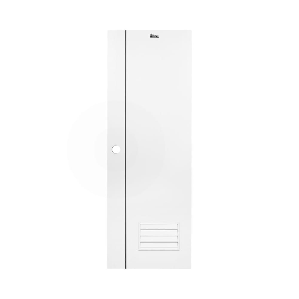 ประตูห้องน้ำ UPVC เจาะลูกบิด ASARA A812 70x200 ซม. สีขาว