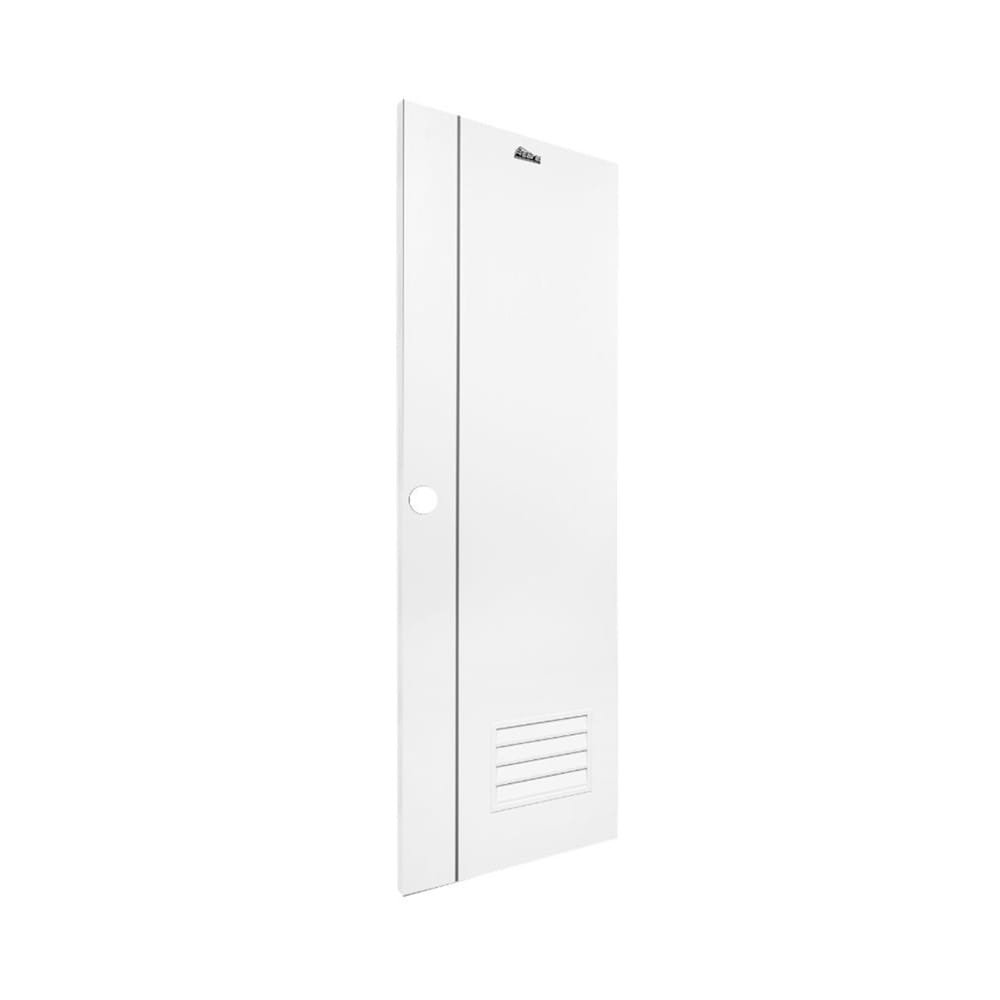 ประตูห้องน้ำ UPVC เจาะลูกบิด  ASARA A812 70x180 ซม. สีขาว