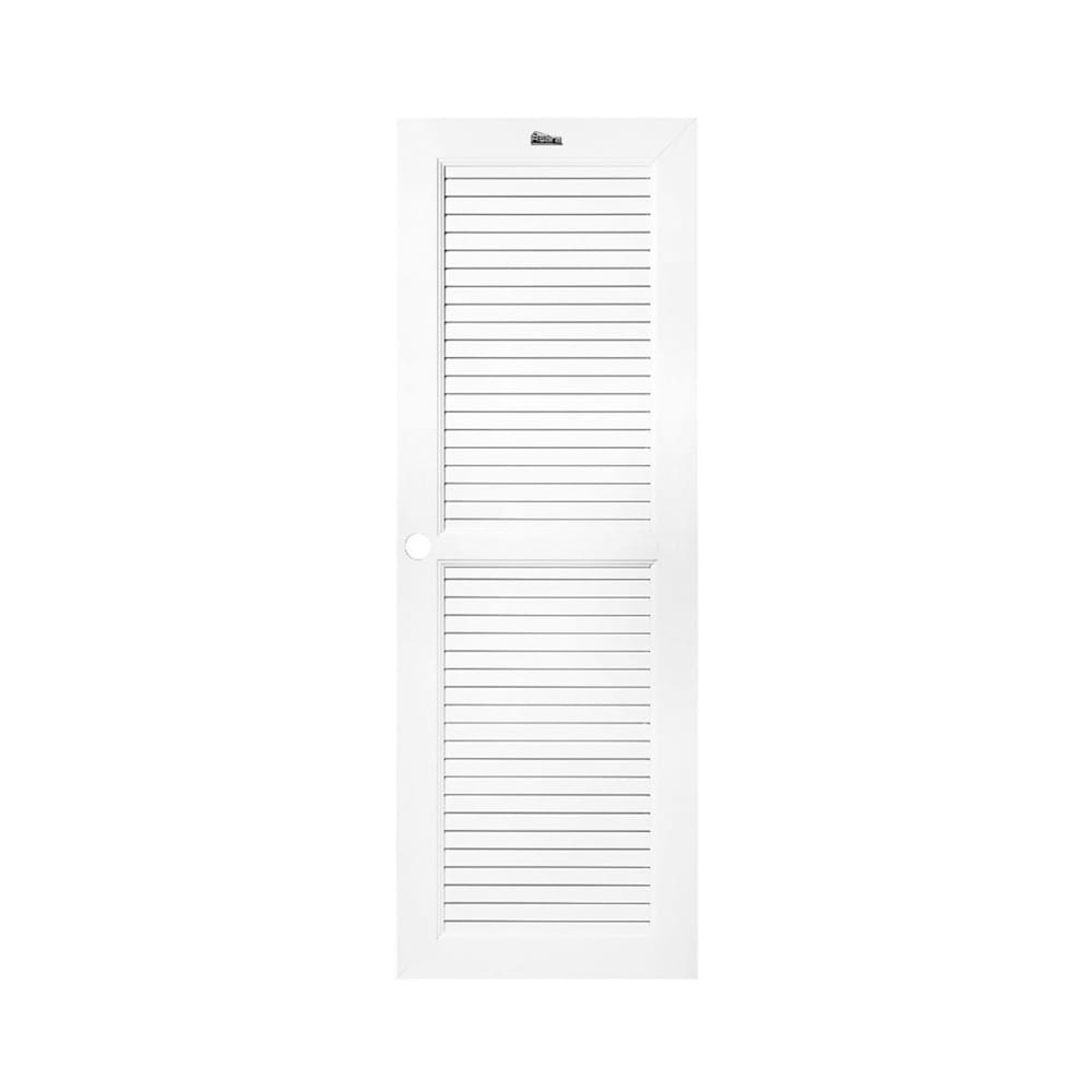 ประตูห้องน้ำ UPVC เจาะรูลูกบิด ASARA S937 70x180 ซม. สีขาว