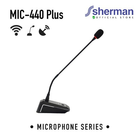 ชุดไมโครโฟนตั้งโต๊ะ SHERMAN MIC-440 PLUS_8