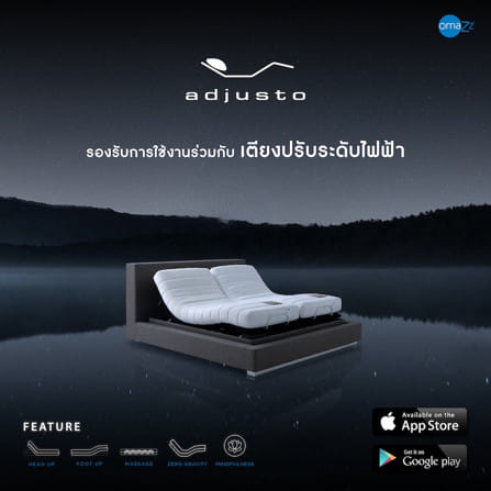 ที่นอนไฮบริด 5 ฟุต OMAZZ FOLANTE (พร้อมชุดเครื่องนอน 8 ชิ้น)_19
