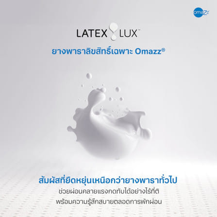 ที่นอนพ็อกเก็ตสปริง 6 ฟุต OMAZZ FRANK NAVEN (พร้อมชุดเครื่องนอน 8 ชิ้น)_8