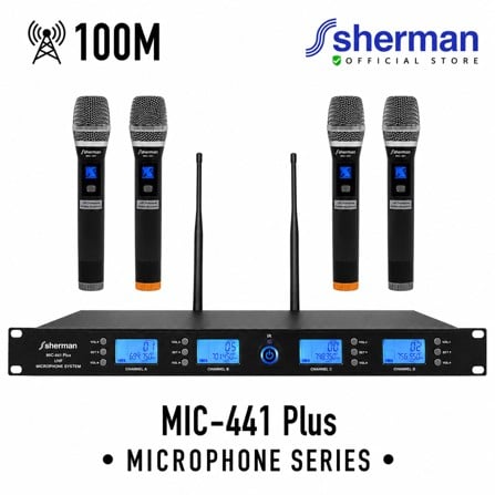 ไมโครโฟนไร้สาย SHERMAN MIC-441 PLUS_7