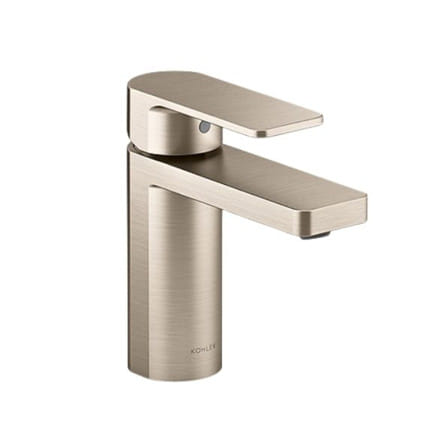 ก๊อกอ่างล้างหน้าเดี่ยวเคาน์เตอร์ KOHLER K-23472T-4CD-BV สีทอง_0
