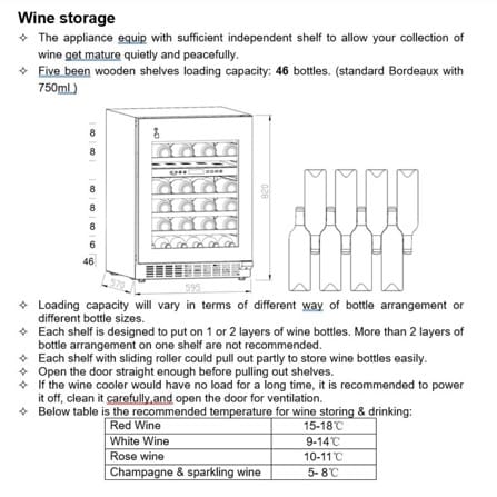 ตู้แช่ไวน์ HAFELE VIN 495.19.033 46 ขวด สีดำ_4