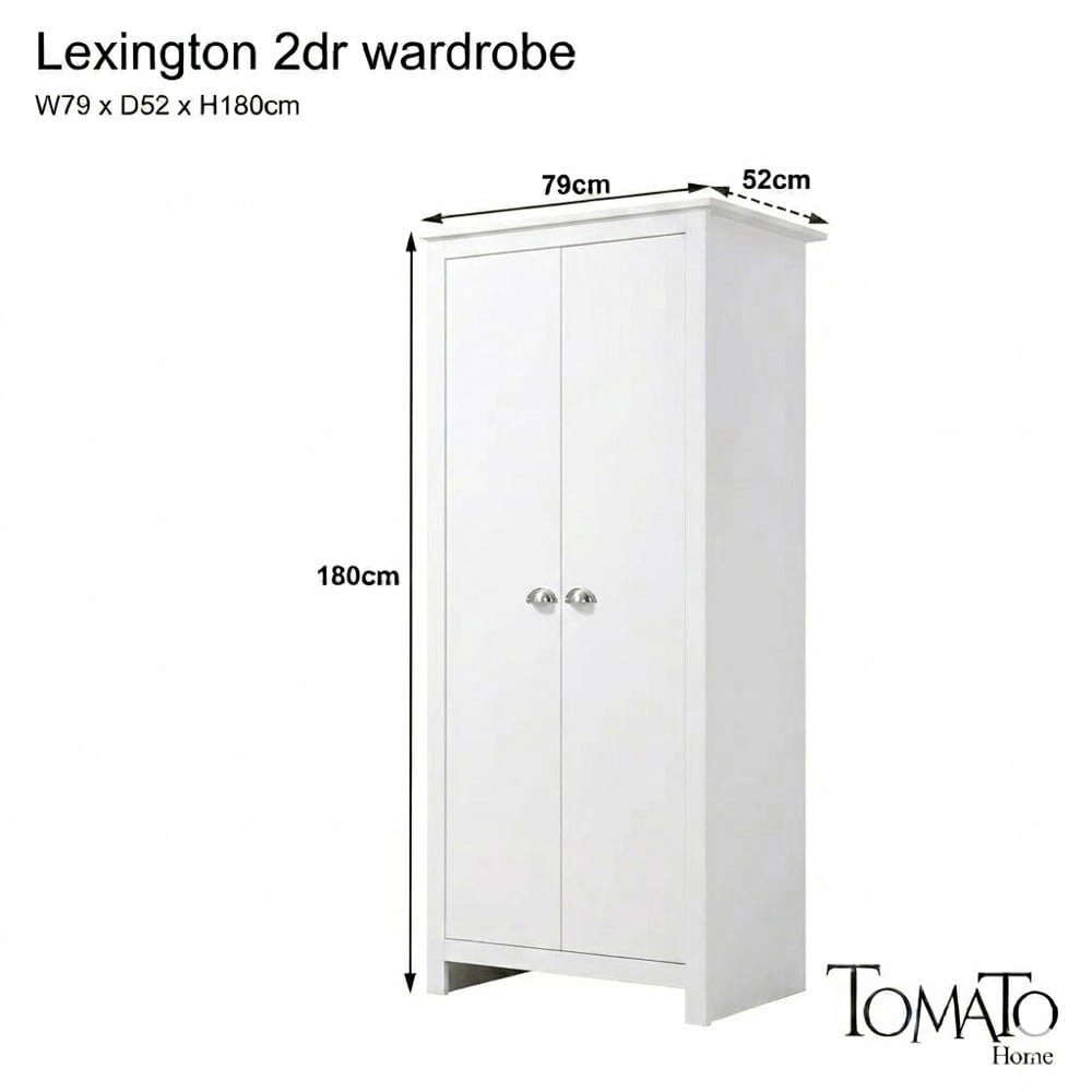 ชุดห้องนอน 6 ฟุต TOMATO HOME LEXINGTON TH-DKB-LEX4P สีขาว