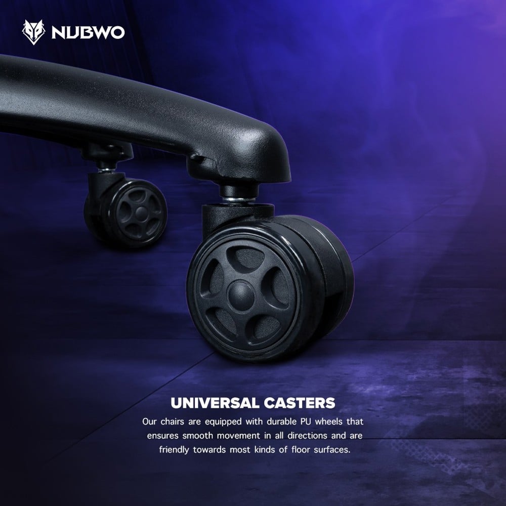 เก้าอี้เกมมิ่ง NUBWO PHENOM NBCH007 สีดำ