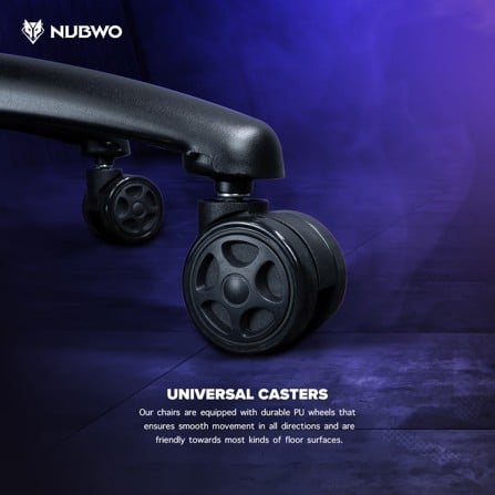 เก้าอี้เกมมิ่ง NUBWO PHENOM NBCH007 สีดำ_8