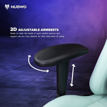 เก้าอี้เกมมิ่ง NUBWO PHENOM NBCH007 สีดำ_10