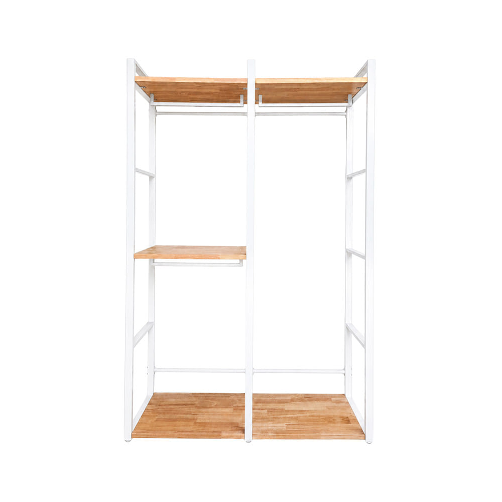 ตู้เสื้อผ้าบานโล่ง MET- WORK LOFT 13240200W 132 ซม. สีขาว