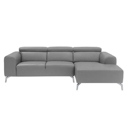 โซฟาเข้ามุมขวา SOFA SOLUTIONS GURIN 19218103 สีเทาอ่อน_0