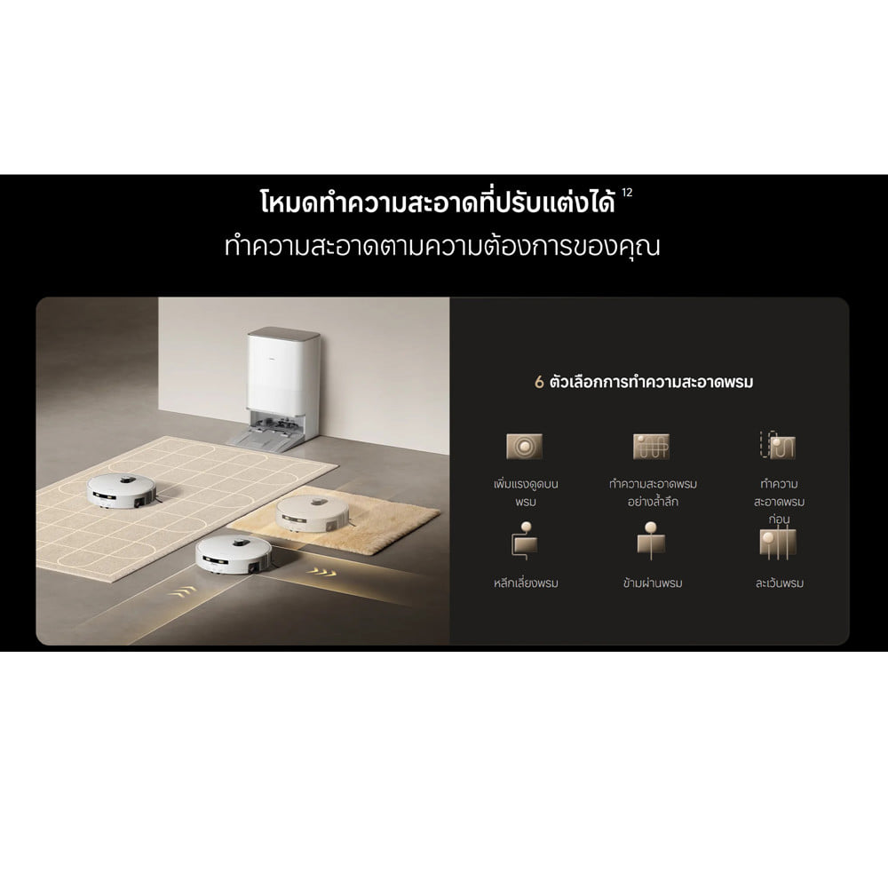 เครื่องดูดฝุ่นหุ่นยนต์ XIAOMI VACCUUM 6PRO