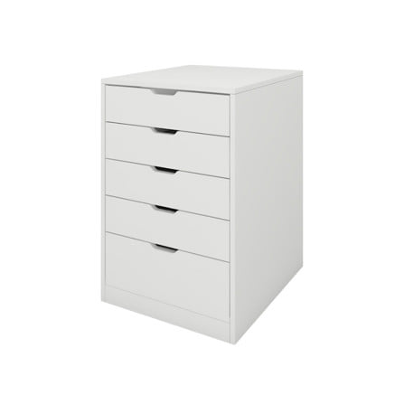 ตู้ลิ้นชัก 5 ลิ้นชัก KONCEPT VANITY 19250864 สีขาว_0