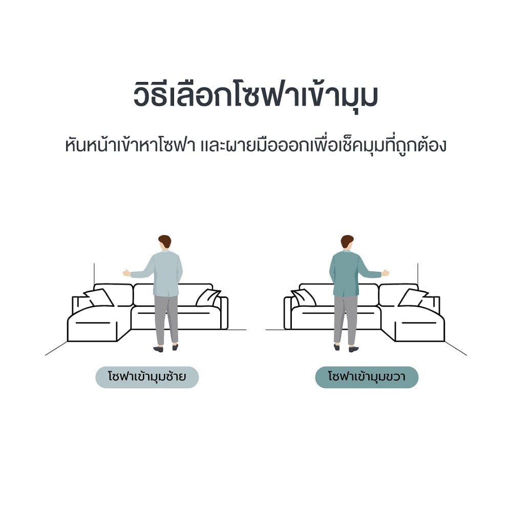 โซฟาเข้ามุมซ้าย SOFA SOLUTIONS 19218095  สีเทาอ่อน