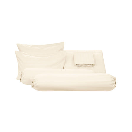 ชุดผ้าปูที่นอน 6 ฟุต (ชุด 6 ชิ้น) PICASSO CLASSIC สี CREAM_1