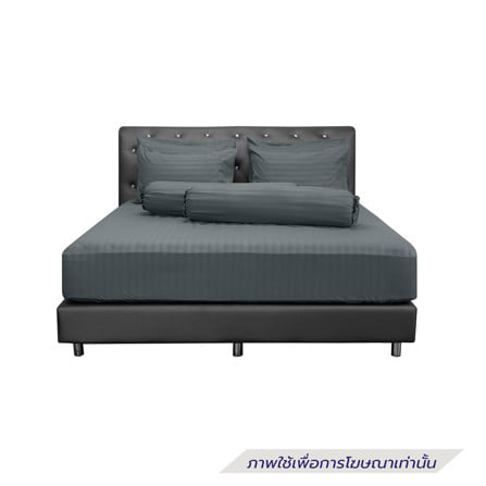 ชุดผ้าปูที่นอน 6 ฟุต (ชุด 5 ชิ้น) PICASSO CLASSIC สี GREY_1