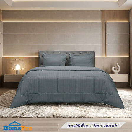 ชุดผ้าปูที่นอน 6 ฟุต (ชุด 5 ชิ้น) PICASSO CLASSIC สี GREY_0