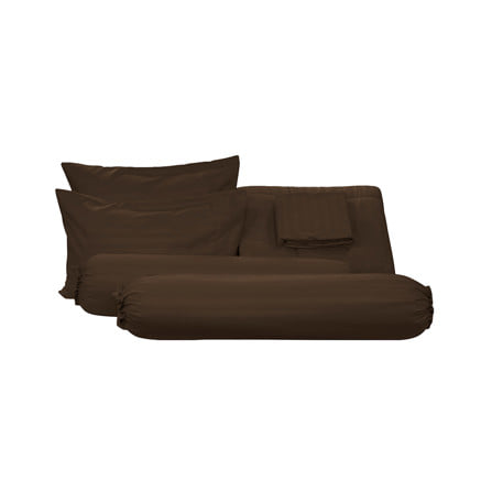 ชุดผ้าปูที่นอน 5 ฟุต (ชุด 6 ชิ้น)  PICASSO CLASSIC สี BROWN_1