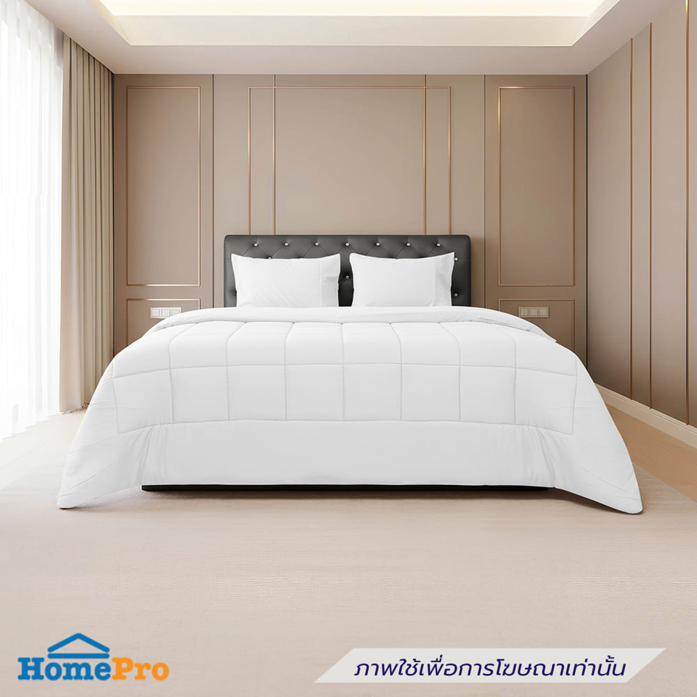 ชุดผ้าปูที่นอน 6 ฟุต (ชุด 6 ชิ้น) PICASSO BASIC สี WHITE