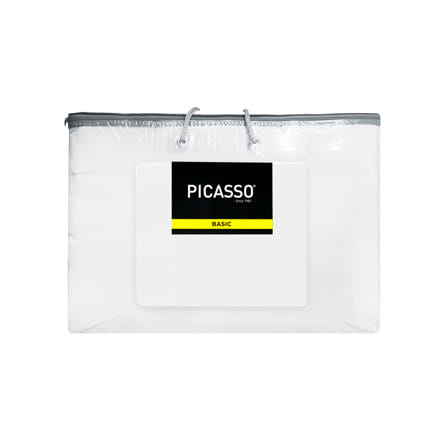 ชุดผ้าปูที่นอน 6 ฟุต (ชุด 6 ชิ้น) PICASSO BASIC สี WHITE_4