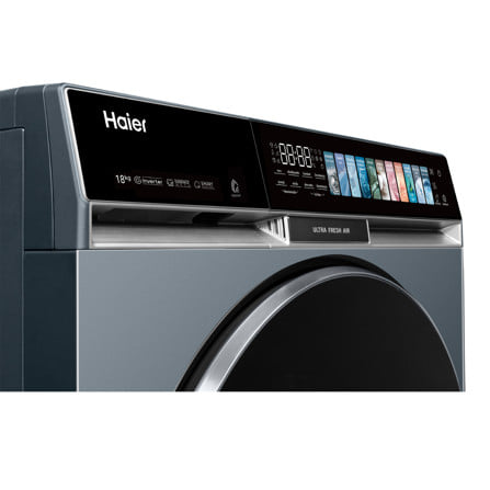 เครื่องซักผ้าฝาหน้า HAIER HW180-BPD14387GNU1 X9 18 กก. 1400 RPM อินเวอร์เตอร์ สีฟ้าครามเข้ม_3