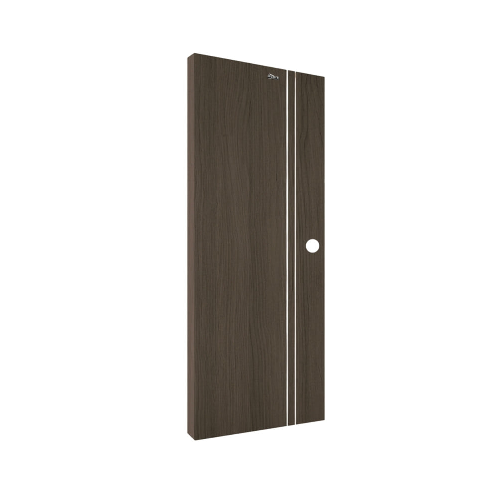 ประตูภายใน UPVC เจาะลูกบิด ASARA A921 80x200 ซม. สี OAK-BROWN