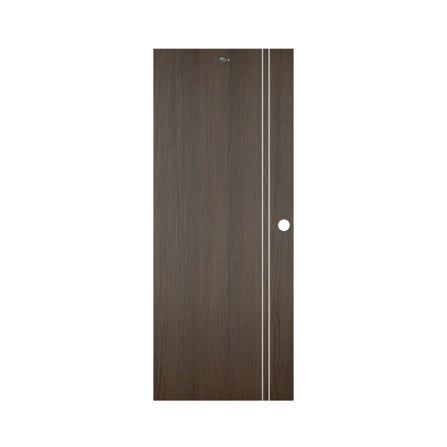 ประตูภายใน UPVC เจาะลูกบิด ASARA A921 80x200 ซม. สี OAK-BROWN_0