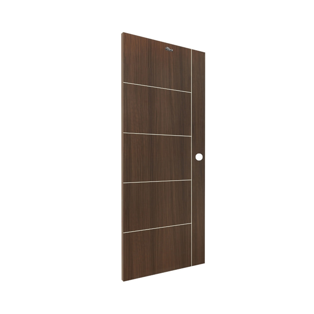 ประตูภายใน UPVC เจาะลูกบิด ASARA A923 80x200 ซม. สี OAK-BROWN