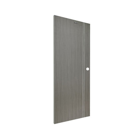 ประตูภายใน UPVC เจาะลูกบิด ASARA A921 80x200 ซม. สี SILVER GREY_1