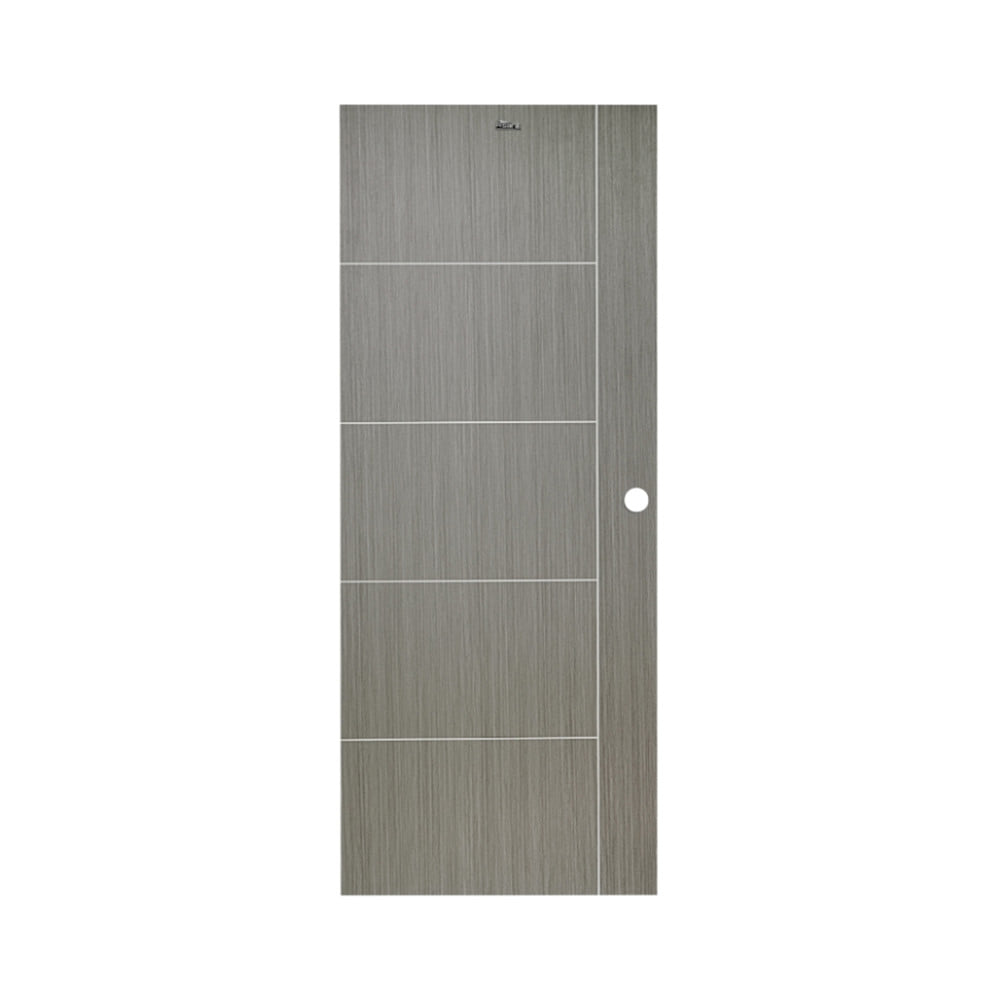 ประตูภายใน UPVC เจาะลูกบิด ASARA A923 80x200 ซม. สี SILVER GREY