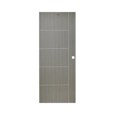 ประตูภายใน UPVC เจาะลูกบิด ASARA A923 80x200 ซม. สี SILVER GREY_0