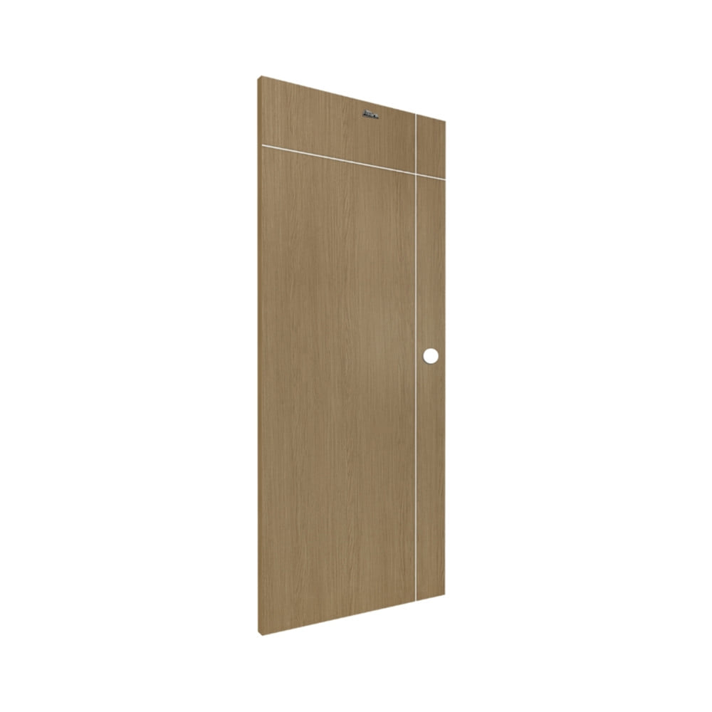 ประตูภายใน UPVC เจาะลูกบิด ASARA A922 80x200 ซม. สี NATURAL-BROWN