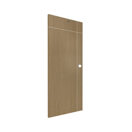 ประตูภายใน UPVC เจาะลูกบิด ASARA A922 80x200 ซม. สี NATURAL-BROWN_1