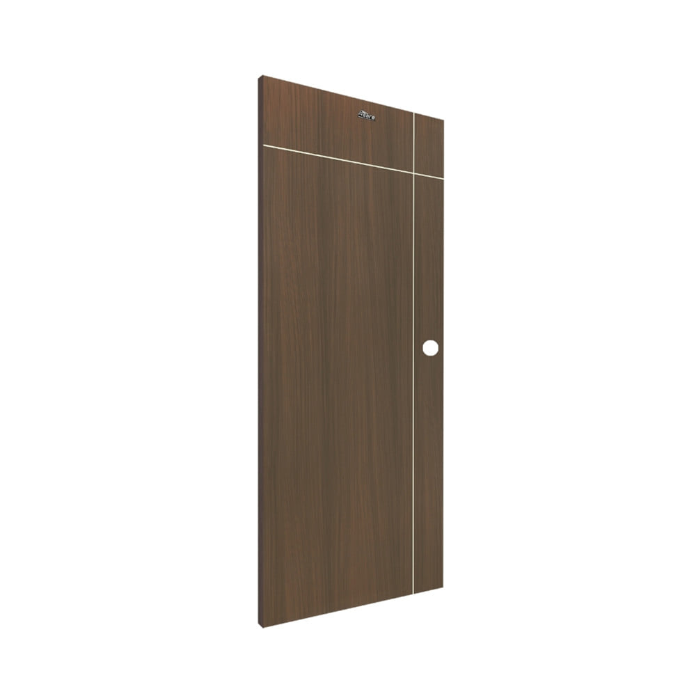 ประตูภายใน UPVC เจาะลูกบิด ASARA A922 80x200 ซม. สี OAK-BROWN