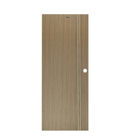 ประตูภายใน UPVC เจาะลูกบิด ASARA A921 80x200 ซม. สี NATURAL-BROWN_0